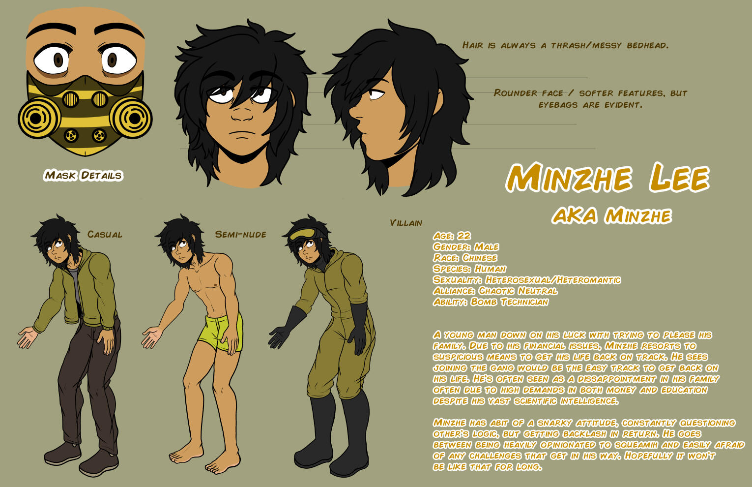 Minzhe Character Sheet