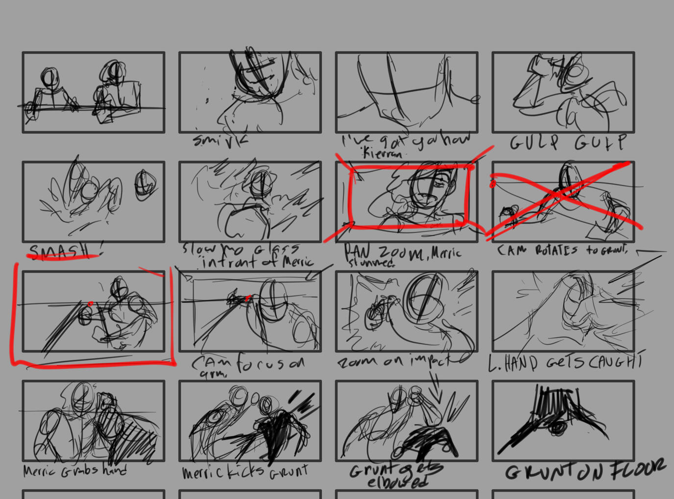 Falling Tides Storyboard